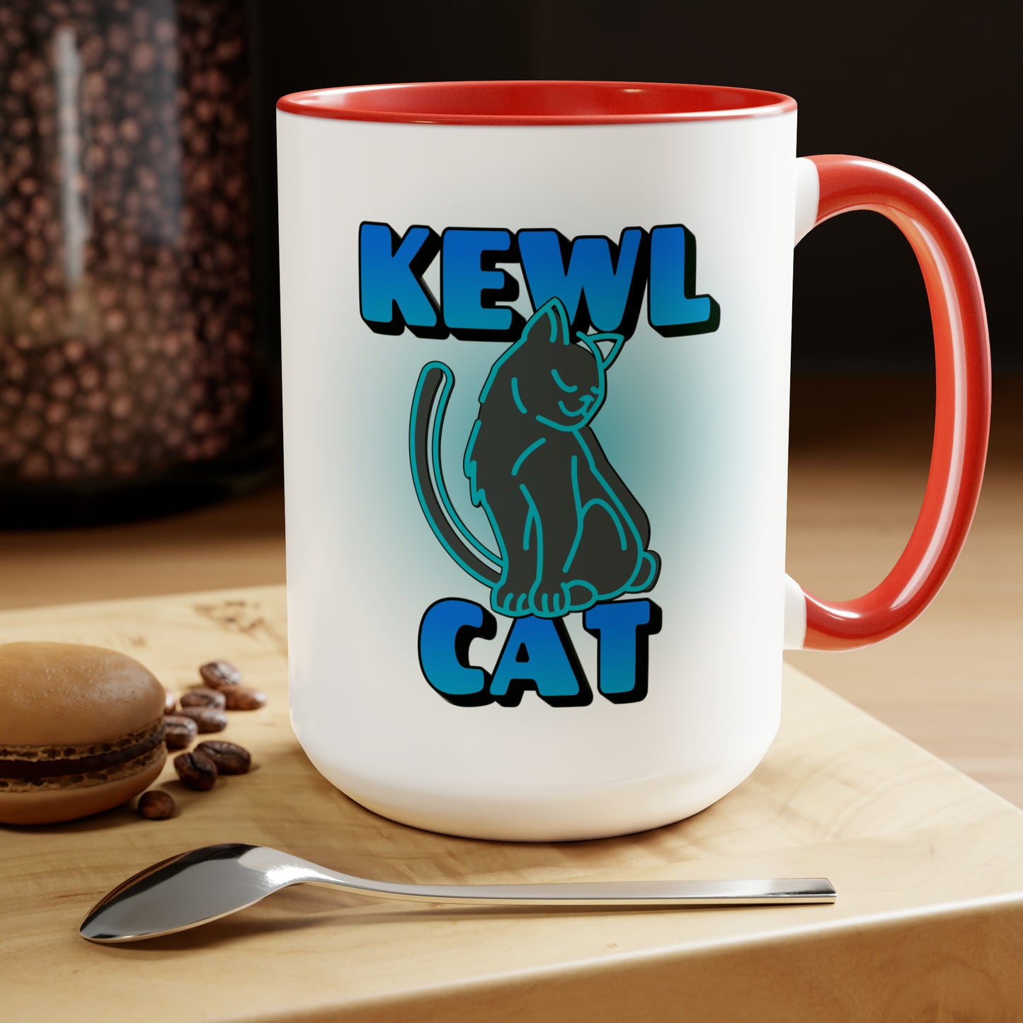 KEWL CAT Mug, 15oz