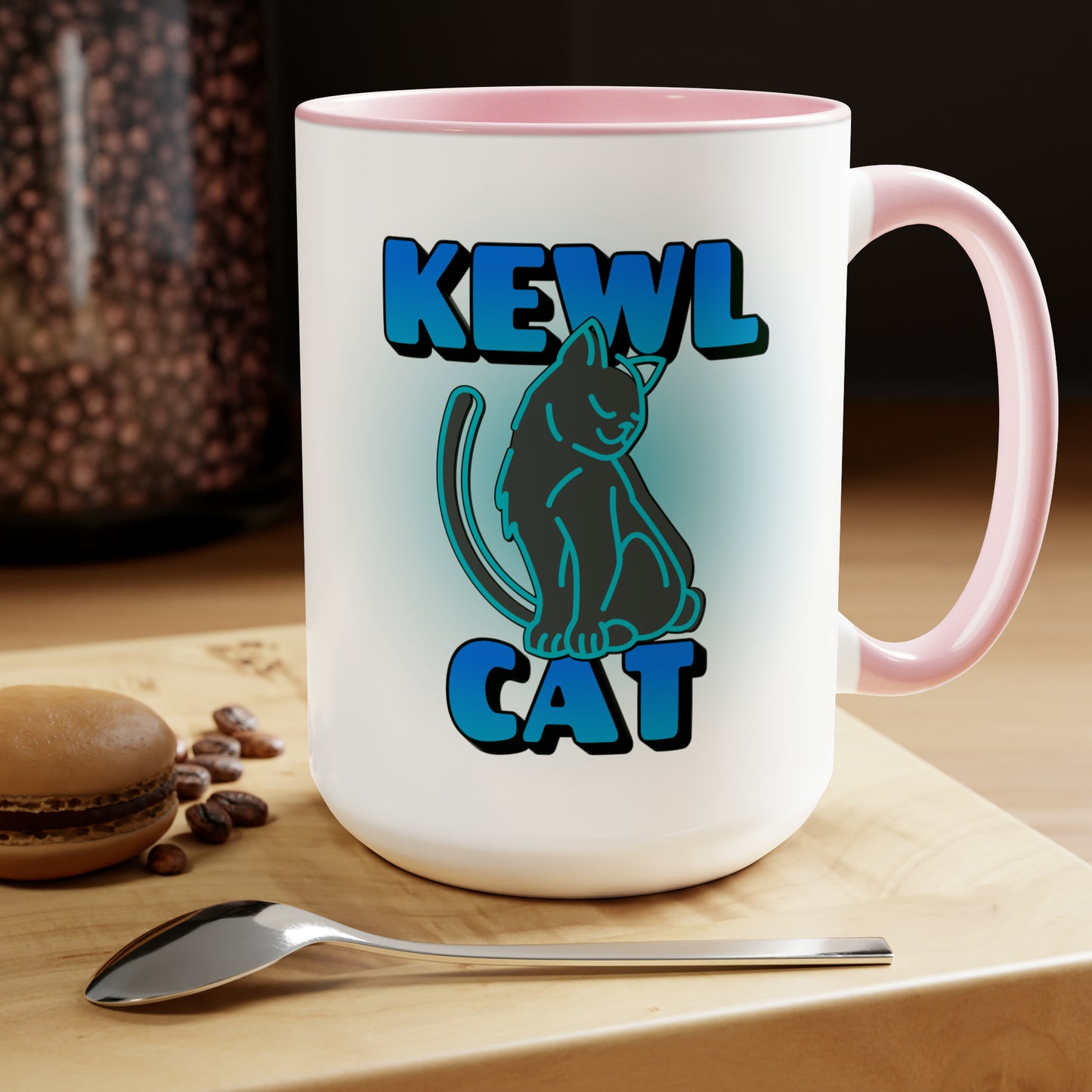 KEWL CAT Mug, 15oz