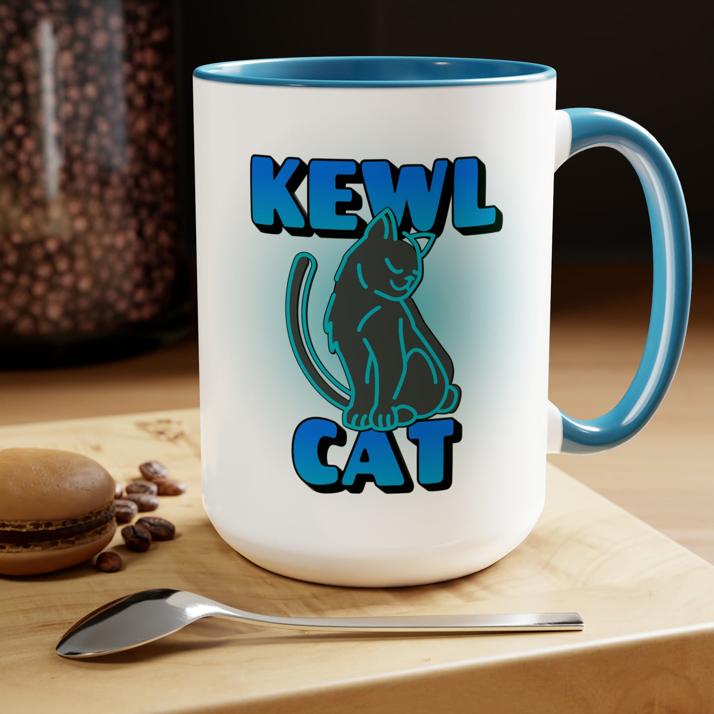 KEWL CAT Mug, 15oz