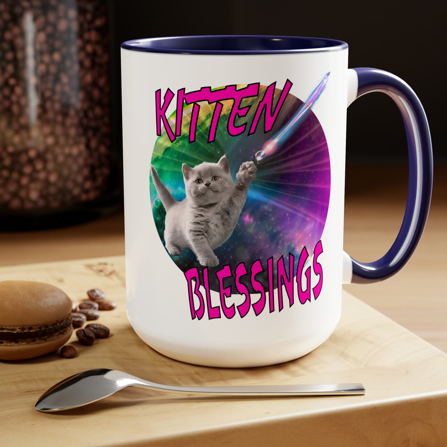 KITTEN BLESSINGS Mug, 15oz