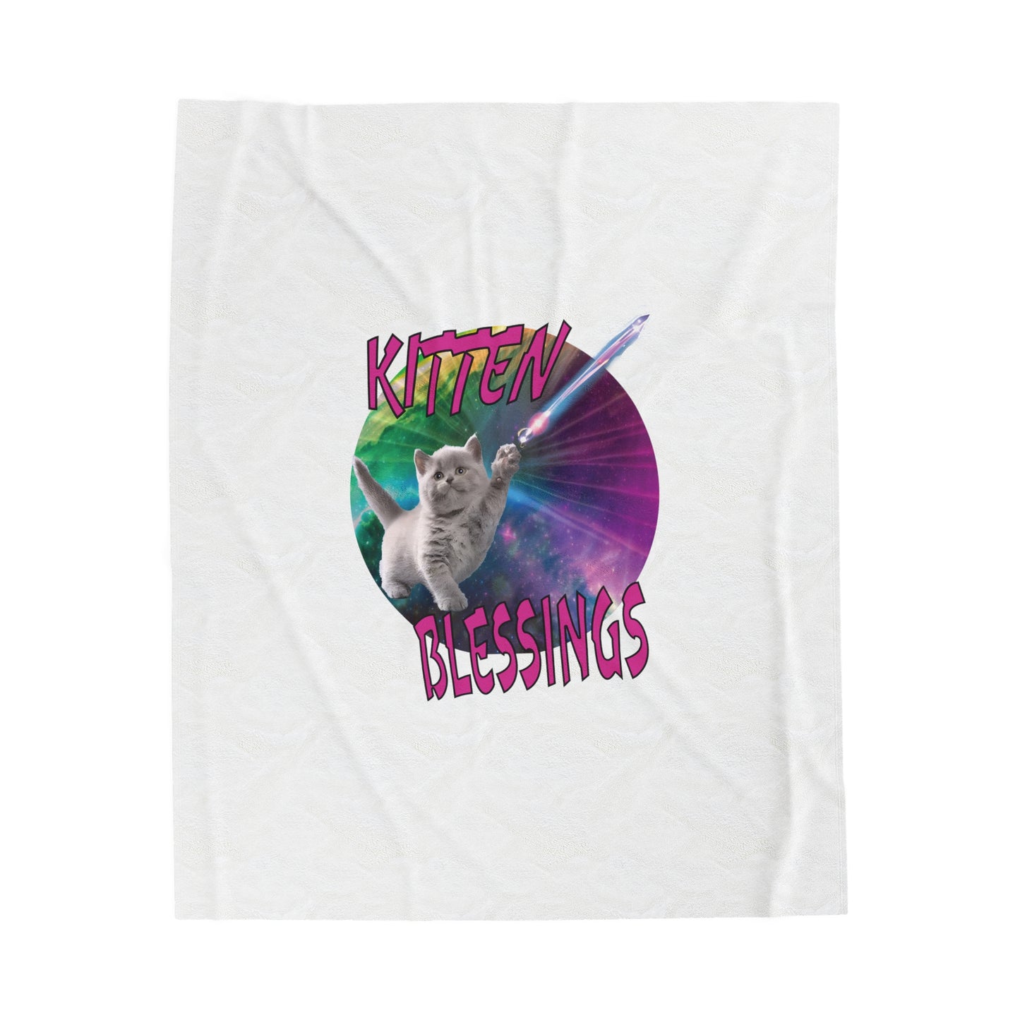 KITTEN BLESSINGS Plush Blanket