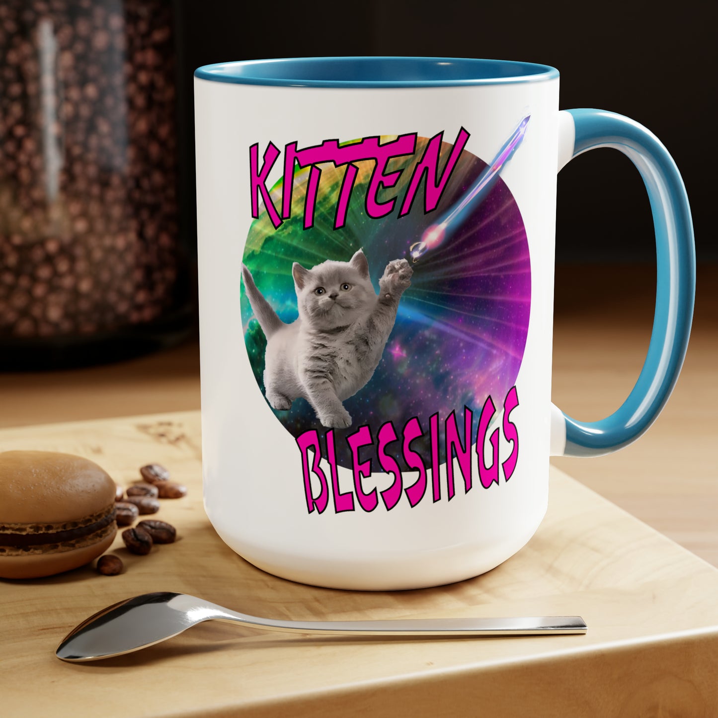 KITTEN BLESSINGS Mug, 15oz