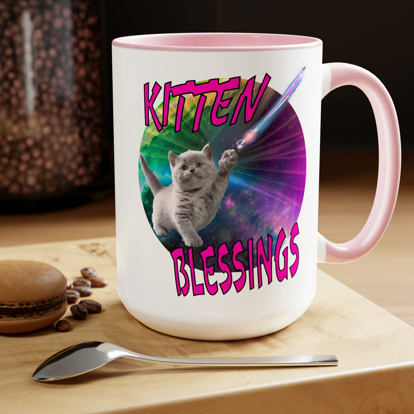 KITTEN BLESSINGS Mug, 15oz