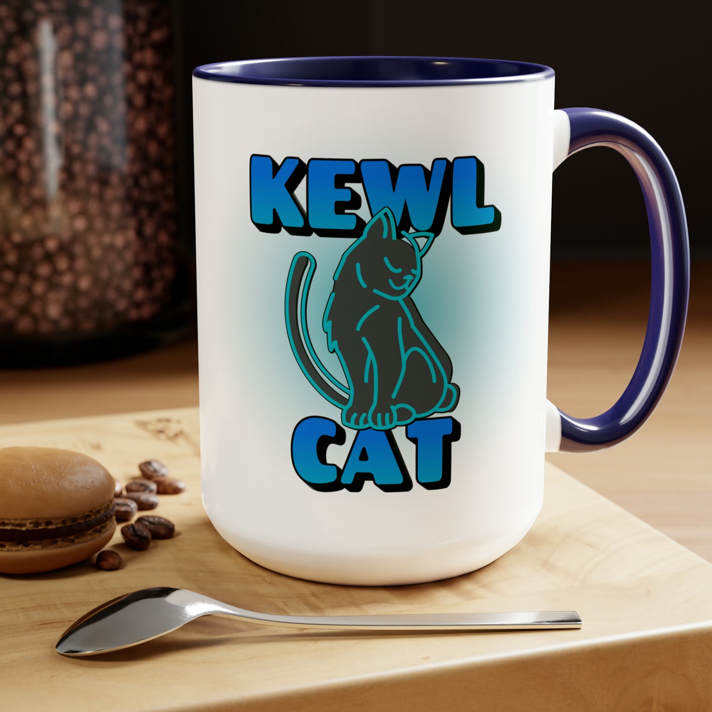 KEWL CAT Mug, 15oz