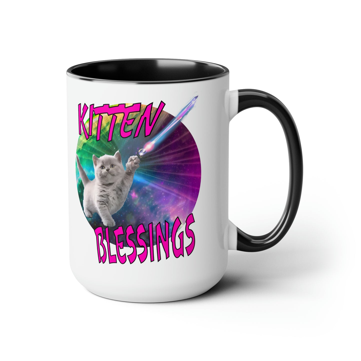 KITTEN BLESSINGS Mug, 15oz