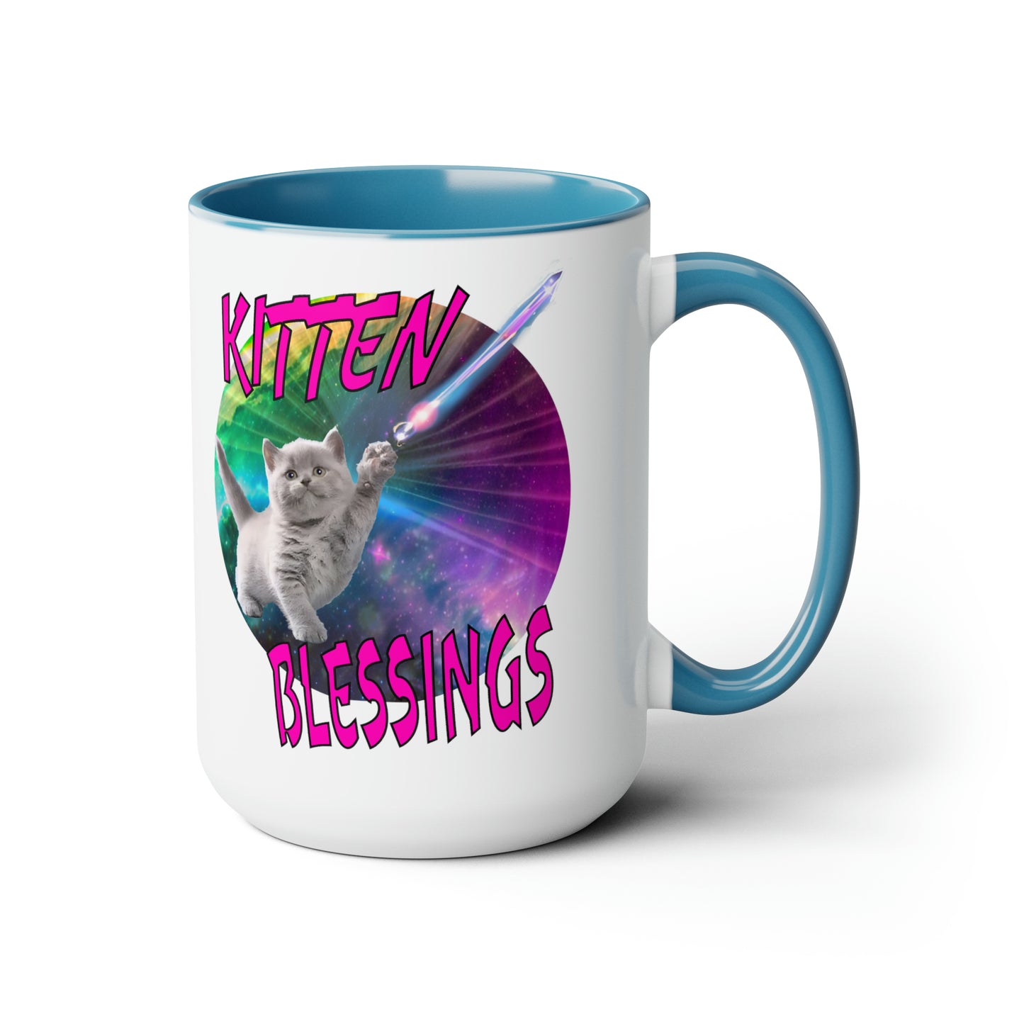 KITTEN BLESSINGS Mug, 15oz