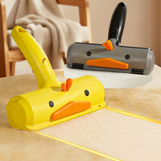 Small Yellow Duck Pet Hair Removal Brush Cleaner