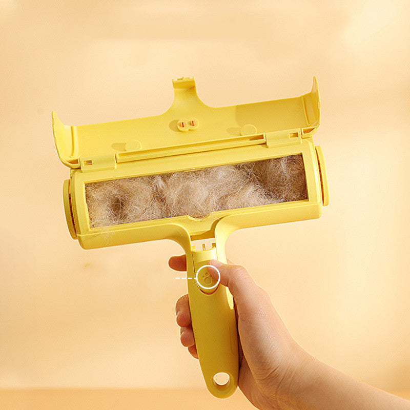 Small Yellow Duck Pet Hair Removal Brush Cleaner