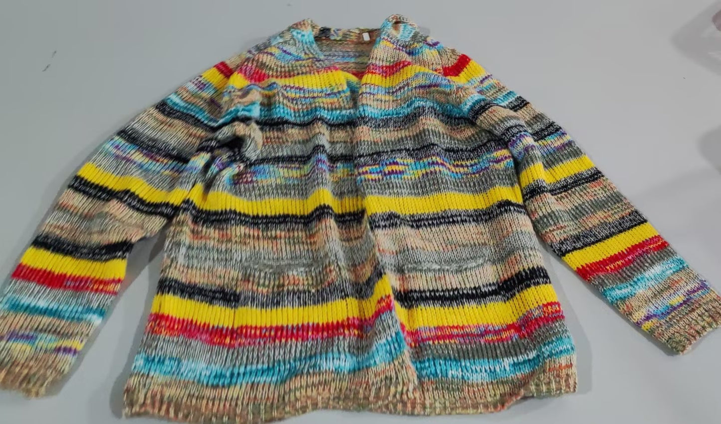 European And American Sweater Knit Cardigan Thin Coat