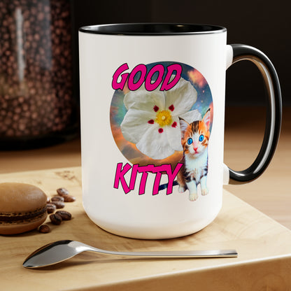 GOOD KITTY Mug, 15oz