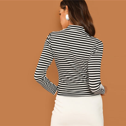 Long sleeve turtleneck top