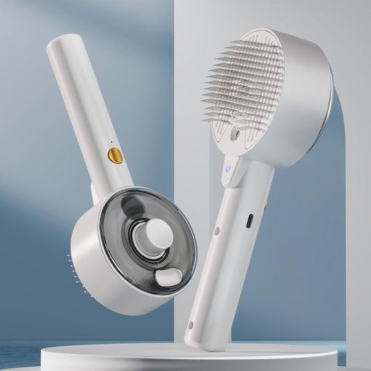 Effortlessly removes loose fur with a simple self-cleaning push.